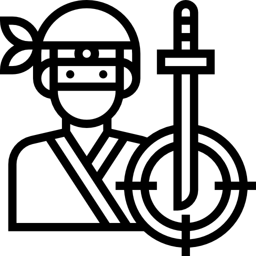 忍者 Meticulous Line icon