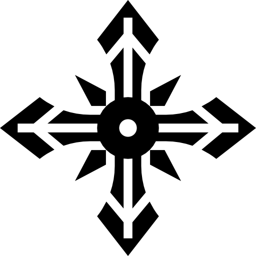 shuriken Meticulous Glyph icona