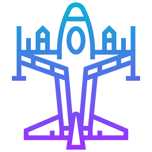 flugzeug Meticulous Gradient icon