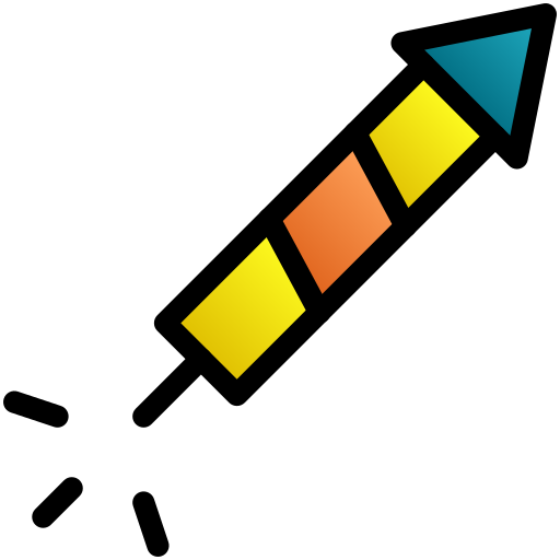 Фейерверк Generic gradient lineal-color иконка