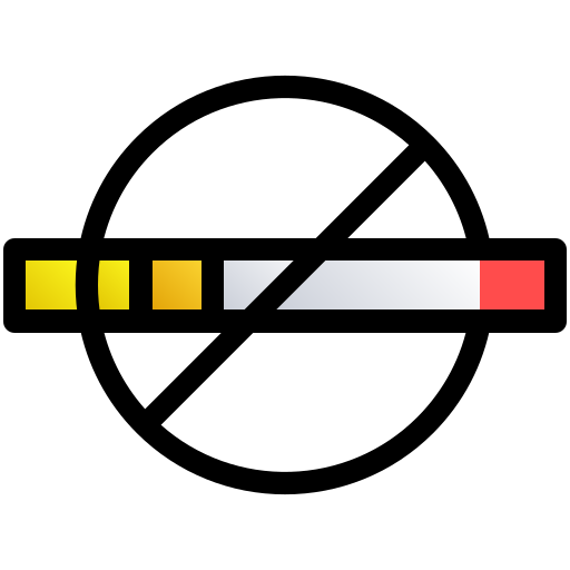 Курение запрещено Generic gradient lineal-color иконка