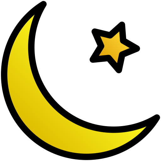 luna Generic gradient lineal-color icono