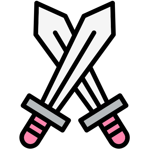 espada Generic color lineal-color icono