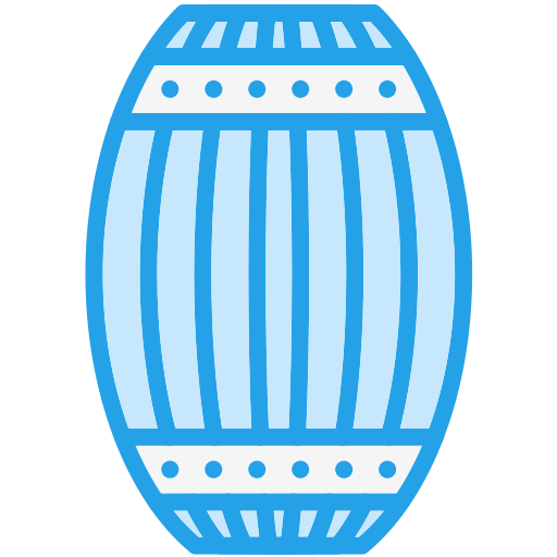 Wooden barrel Generic color lineal-color icon