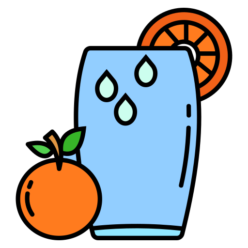 апельсиновый сок Generic color lineal-color иконка