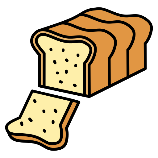 Буханка хлеба Generic color lineal-color иконка