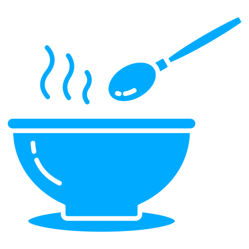 tazón de sopa Generic color fill icono