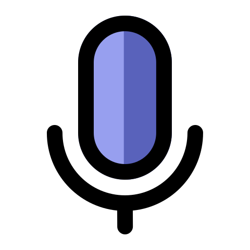 마이크로폰 Generic color lineal-color icon