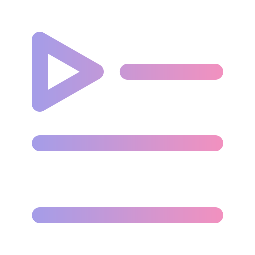 musik-playlist Generic gradient outline icon
