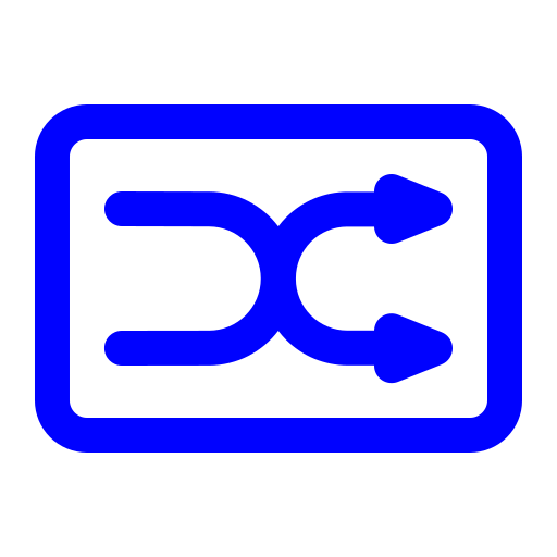 シャッフル Generic color outline icon