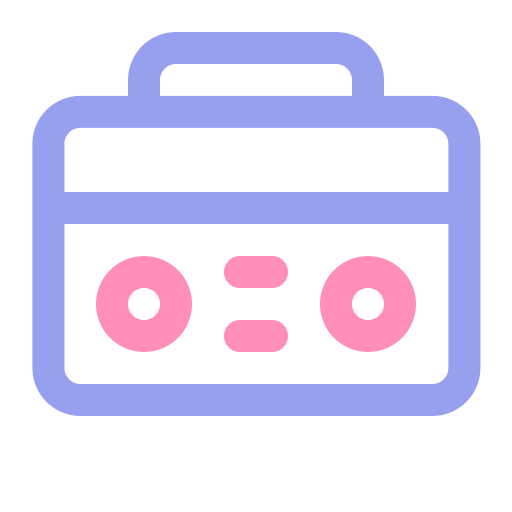 Магнитофон Generic color outline иконка