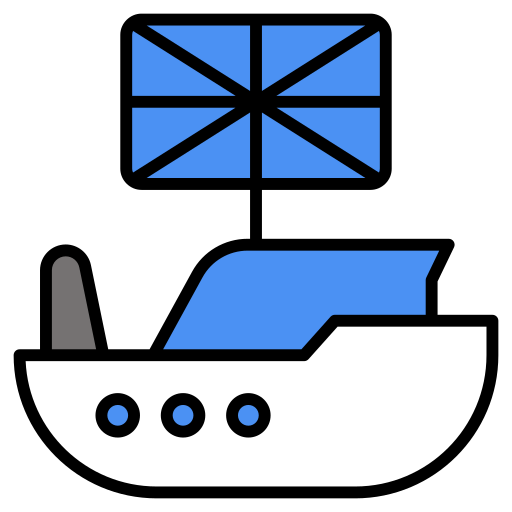 bateau Generic color lineal-color Icône
