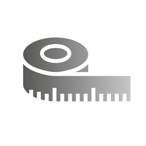 メジャーテープ Generic gradient fill icon