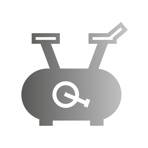 Stationary bicycle Generic gradient fill icon