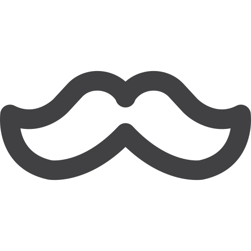 Mustache Generic color outline icon