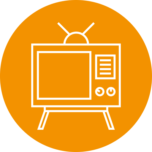 Televiosions Generic color fill icon