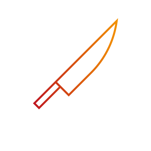 cuchillo Generic gradient outline icono