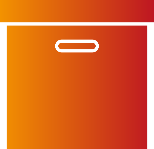 pudełko do przechowywania Generic gradient fill ikona