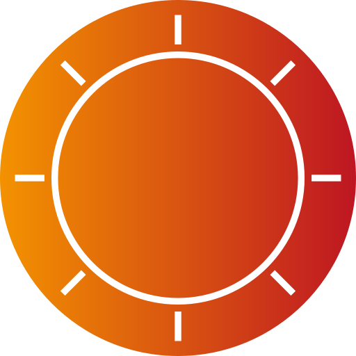 płyta Generic gradient fill ikona