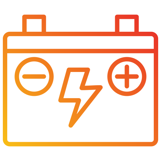 車の電池 Generic gradient outline icon