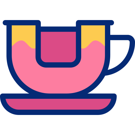 tasse à thé tournante Basic Accent Lineal Color Icône