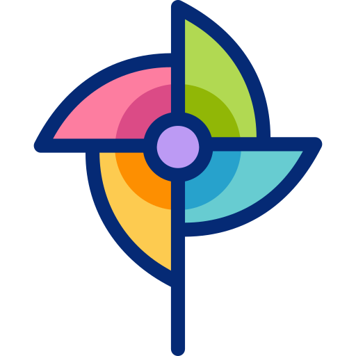 Pinwheel Basic Accent Lineal Color icon