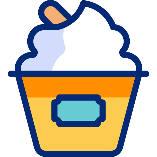 아이스크림 Basic Accent Lineal Color icon