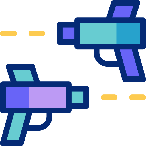 lasertag Basic Accent Lineal Color icon