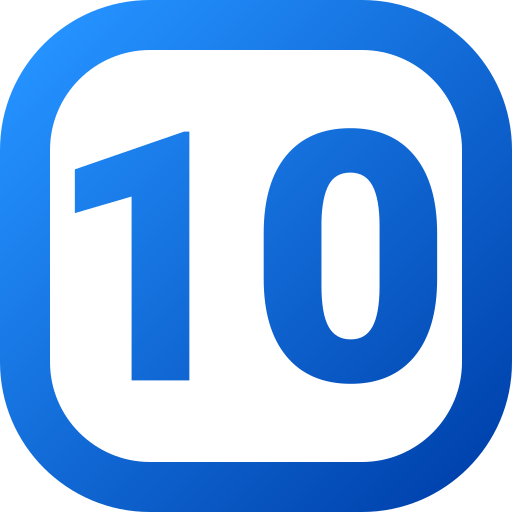 10 Generic gradient fill ikona