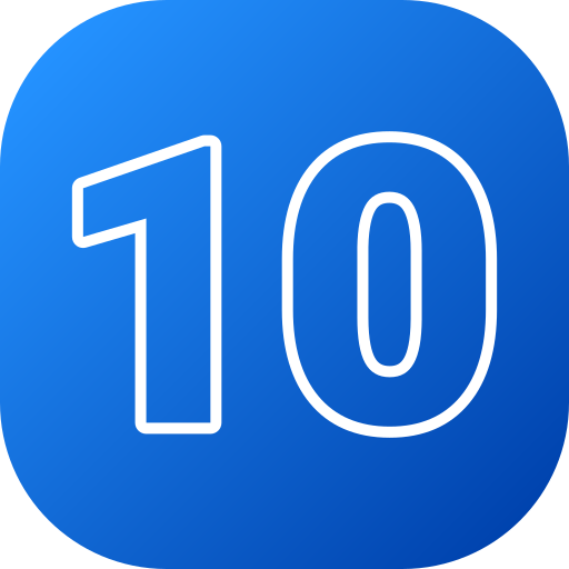 10 Generic gradient fill icono