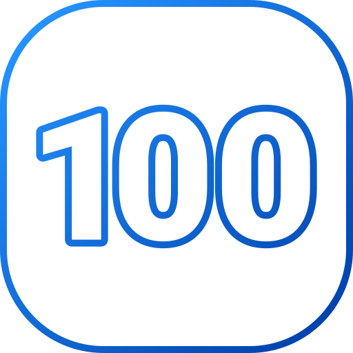 100 Generic gradient outline icoon