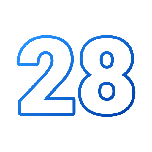 28 Generic gradient outline icon