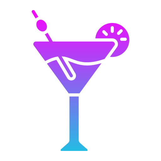 cocktails Generic gradient fill icoon