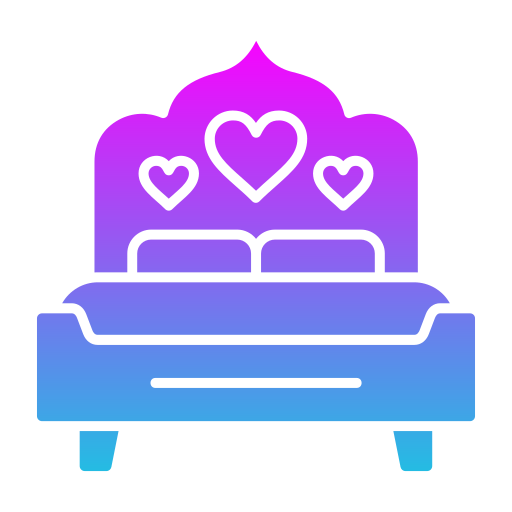 Двуспальная кровать Generic gradient fill иконка