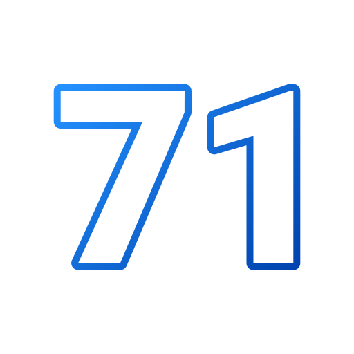 71 Generic gradient outline icona