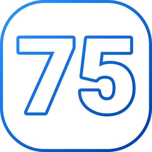 75 Generic gradient outline icon
