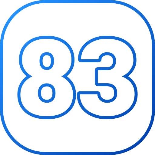 83 Generic gradient outline icon