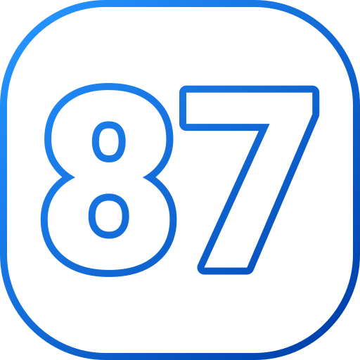 87 Generic gradient outline icon