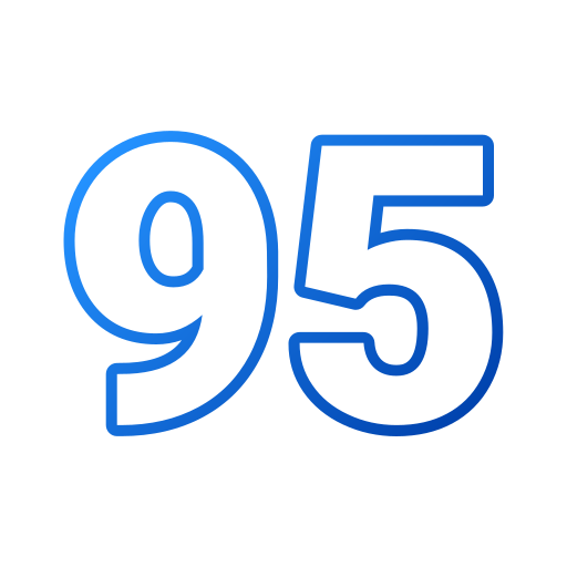 95 Generic gradient outline icoon