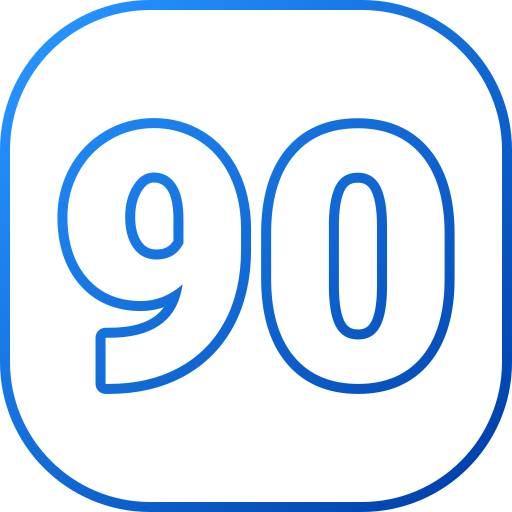 90 Generic gradient outline icono