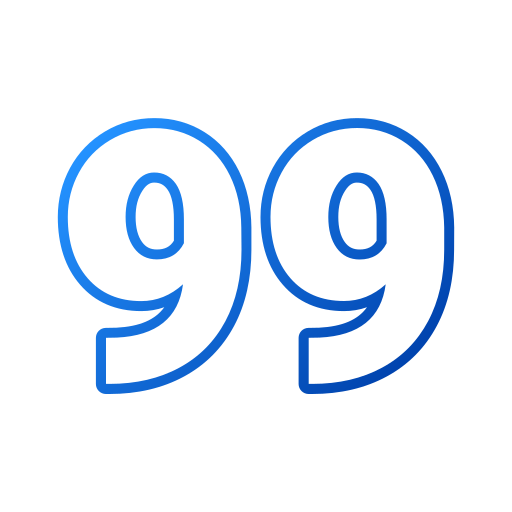 99 Generic gradient outline icoon