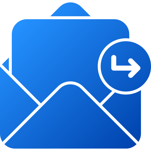 メッセージを転送する Generic gradient fill icon