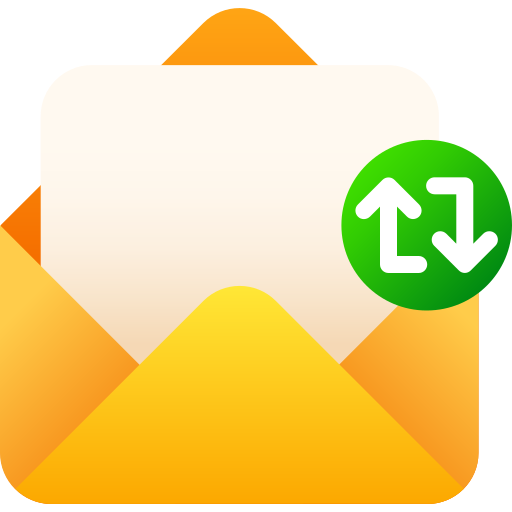 e-mails austauschen Generic gradient fill icon