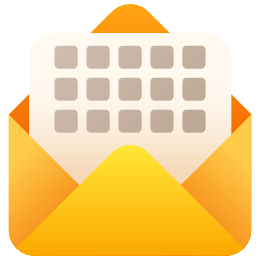 email Generic gradient fill icon