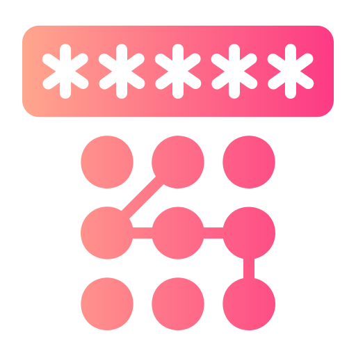 Pincode Generic gradient fill icon