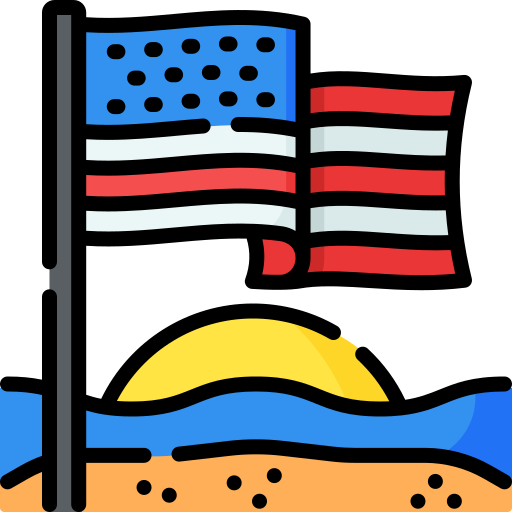 Соединенные Штаты Америки Special Lineal color иконка