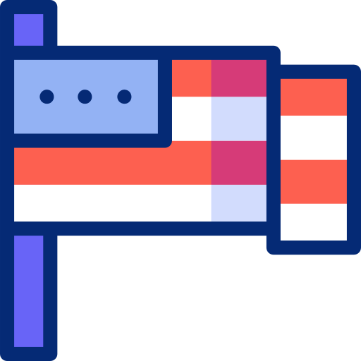 アメリカ合衆国 Basic Accent Lineal Color icon