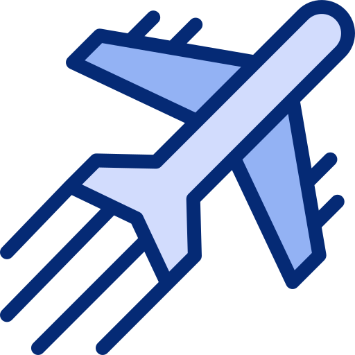 flugzeug Basic Accent Lineal Color icon