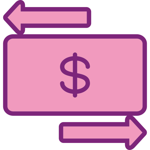 Transfer money Generic color lineal-color icon