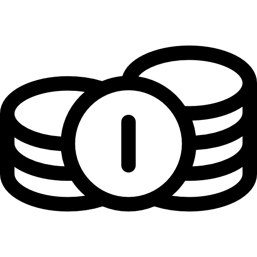 コイン Basic Rounded Lineal icon